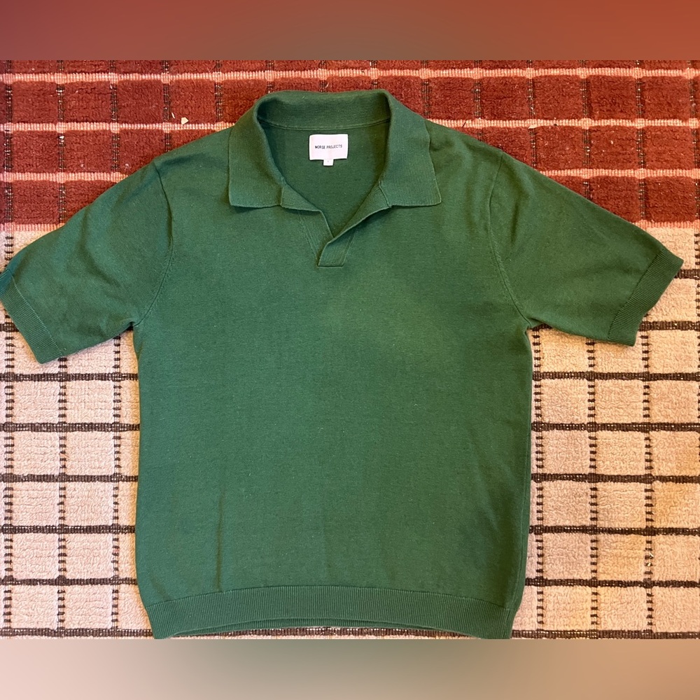 Norse Projects Green Leif Polo